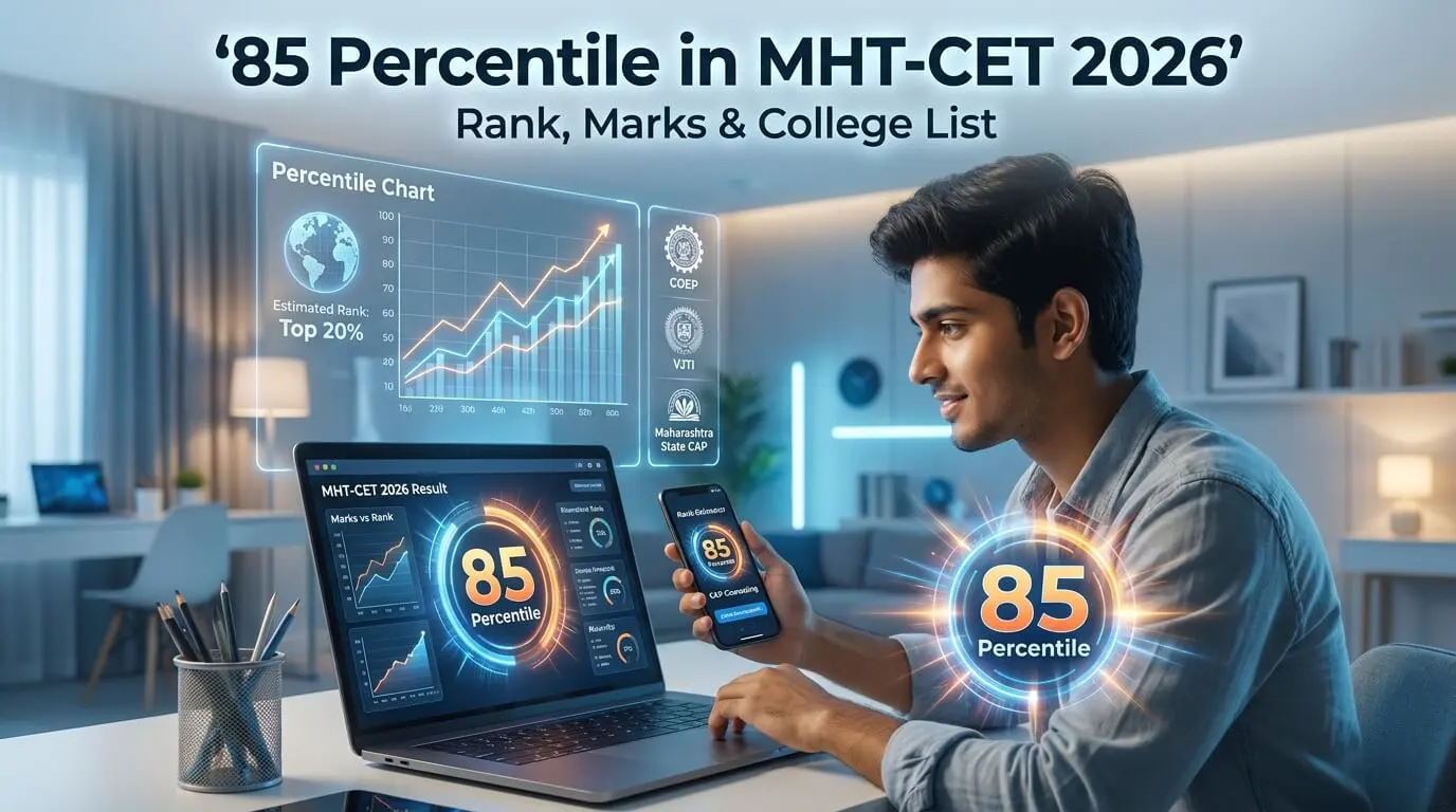 85 Percentile in MHT CET 2026