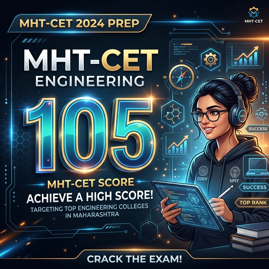 105 Marks in MHT CET 2026