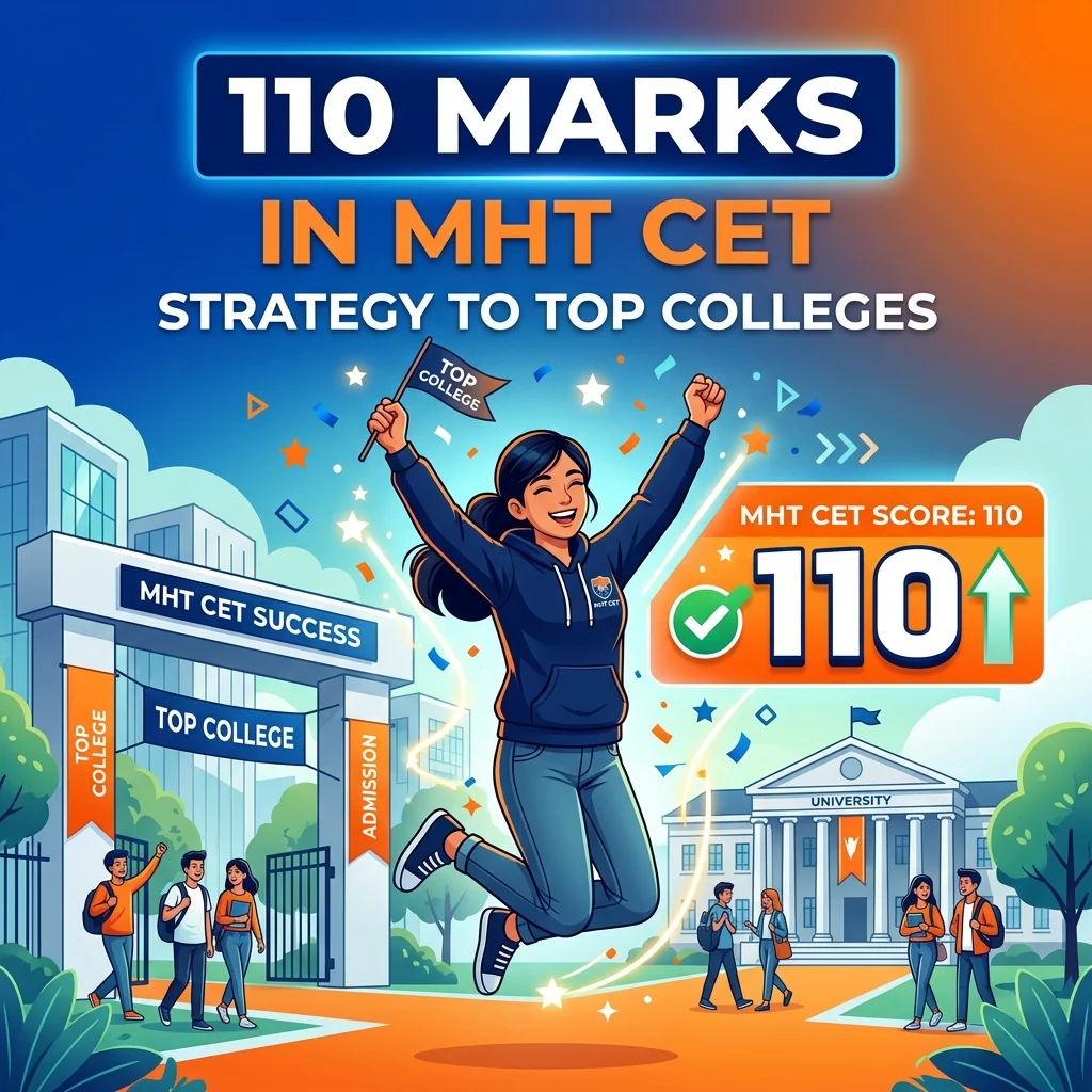 110 Marks in MHT CET 2026 — Percentile and Top College Guide