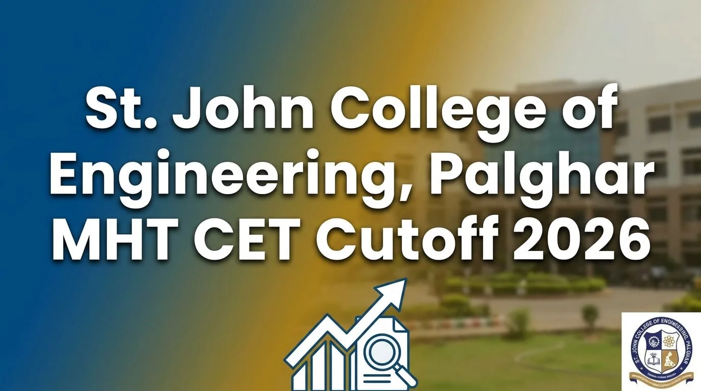 St. John College of Engineering & Management, Vevoor, Palghar – MHT CET Cutoff 2026