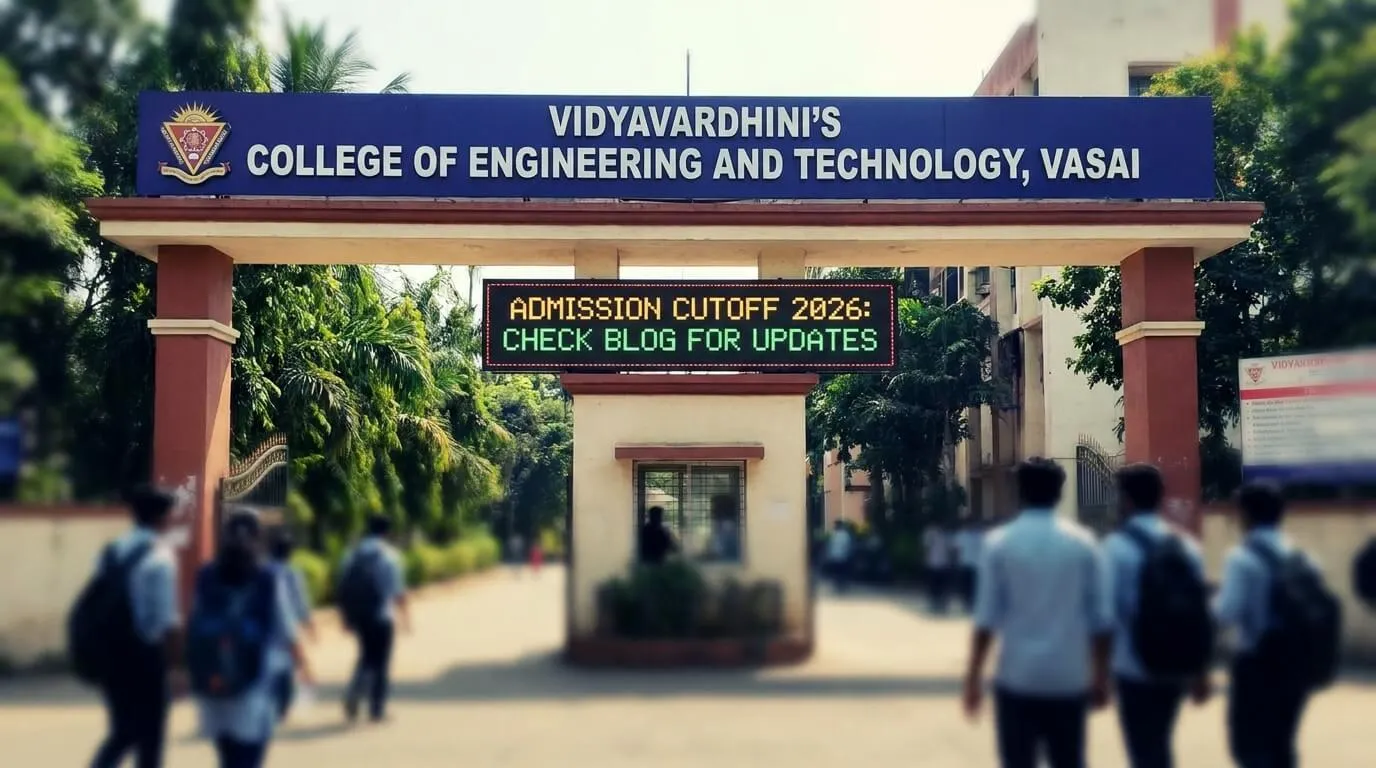 Vidyavardhini's Vartak College of Engineering Vasai MHT CET Cutoff 2026 – Branch-Wise Analysis